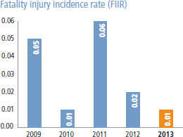 Fatality injury incidence rate (FIIR) [graph]