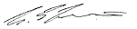 M E Beckett signature