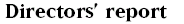 Directors� report