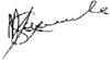 T M G Sexwale signature